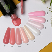 Gel de construction rapide YDC Private Label, liquide, sans chaleur, transparent, rose, blanc, gelée colorée, gel de construction pour extensions d'ongles en flacon