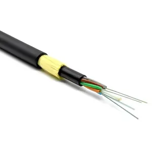 KNOFC filo fibra ottica adss 고전압 안티 설치류 광학 베어 광섬유 케이블 섬유 cat6 케이블 이더넷 케이블 pa