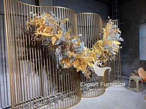 Offre Spéciale support de toile de fond en métal demi-cercle détachable support de toile de fond de mariage - Product Image 2