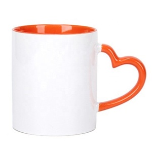 Bán buôn 11oz thăng hoa thay đổi màu sắc cốc với vành trắng và xử lý cho cà phê nước du lịch quà tặng thiết kế mới - Product Image 5