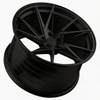 Jantes en alliage forgé légères Brush Black 17-22 pouces Performance Deep Conccave 5x112 5x120 compatibles avec E-Class C-Class 320i 330i