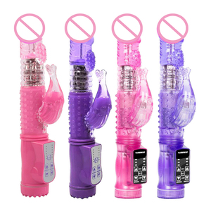 36 frecuencia batería cristal púrpura Rosa columpio vibración giratoria hembras <span class=keywords><strong>Jack</strong></span> G spot conejo vibrador herramientas para parejas sexuales - Product Image 6