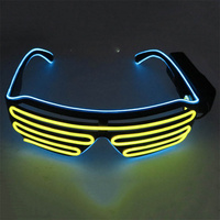 Lunettes lumineuses à DEL pour Halloween, Noël, Nouvel An, pour la fête et le festival
