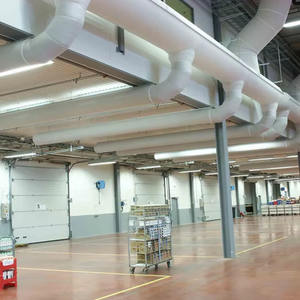 Retardante de llama Personalizado Calcetín de aire sin corrientes Conducto textil Ventilación Tela ignífuga Conducto de aire para almacén - Product Image 3