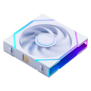 Ventilateurs de bureau ASIAHORSE Nyota Ultra Large Air Volume Ultra Silent 140mm ARGB Hydro Bearing Noir/Blanc Building Block - Product Image 2