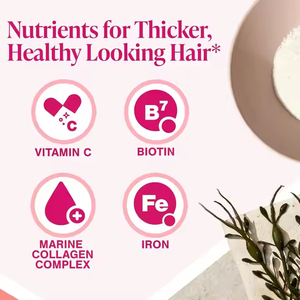 Comprimés pour la santé des cheveux en gros d'usine avec biotine, complément alimentaire pour la croissance des cheveux, cheveux plus épais et plus forts, produit de beauté, 60 comprimés - Product Image 5