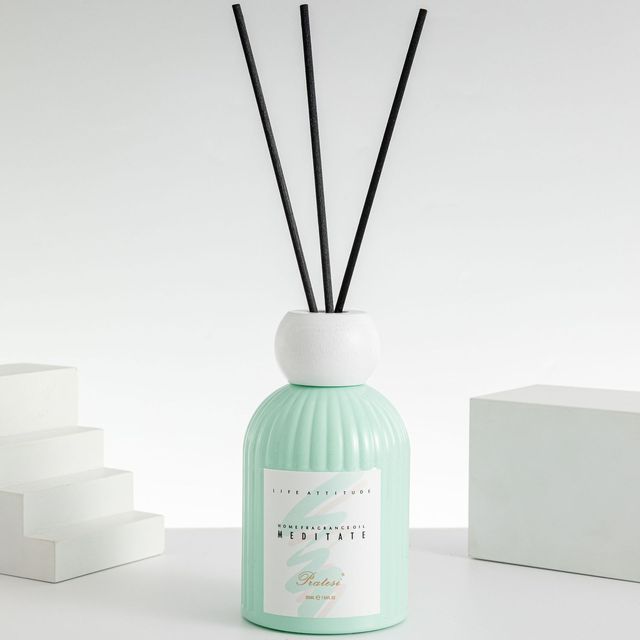 Enjoy Everyday Nice Packaging Botanical Natural Home Fragrance Oil Glass Bottle Aroma Reed Diffuser
