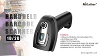 Escáner de Código de Barras Inalámbrico AiGather Portátil con Bluetooth, 1280*800 Píxeles, Receptor USB, Escáner 1D y 2D