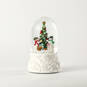 Giáng Sinh Tuyết Bóng Tùy Chỉnh Giáng Sinh Nhựa Thủ Công Mỹ Nghệ Âm Nhạc Pha Lê Thủy Tinh Tuyết Toàn Cầu Cho Quà Tặng Mùa Đông - Product Image 2