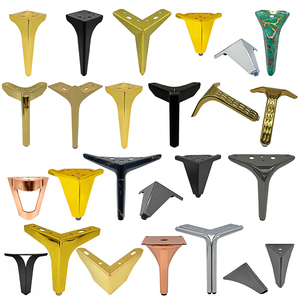 Thiết Kế Hiện Đại Vải Vàng Bàn Cà Phê Chân Phòng Khách Thay Thế Sắt Sofa Kim Loại Chân Cho Đồ Nội Thất Ghế Phụ Kiện Phần Cứng - Product Image 1