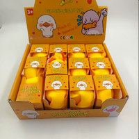 Jouets Squishy Canard Mignon, Jouets à Presser Doux, Jouets Anti-Stress, Jouets Sensoriels Kawaii, Jouet Squishy Animal à Remontée Lente pour la Décompression