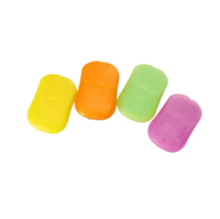 Mini Savon Solide en Feuilles Portables pour Voyage, Propriétés Antiseptiques, Format Voyage Pratique