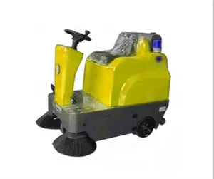 SC1250J barredora de calles pequeña, barredora de aceras industrial, barredora automática para conducir en carreteras, máquina de limpieza de pisos