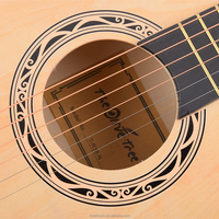 China Wholesale Custom Musical Instruments 6 Strings Colorful High-gloss 38inch Beginner Acoustic Guitar