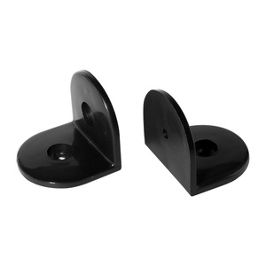 Supports de cloison de toilettes en plastique à ventouse, design cylindrique industriel, nettoyage facile, ensemble d'accessoires de salle de bain - Product Image 3