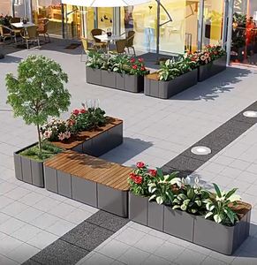 <span class=keywords><strong>Jardinière</strong></span> surélevée décorative en <span class=keywords><strong>acier</strong></span> <span class=keywords><strong>Corten</strong></span> à prix abordable – Design en métal - Product Image 6