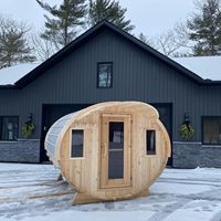 Canada Cèdre Bois Extérieur Baril Sauna Usage Domestique Jardin Baril Maison