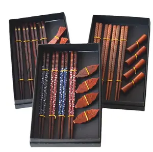 High Quality Bamboo Chopsticks Set With Chopstick Rest