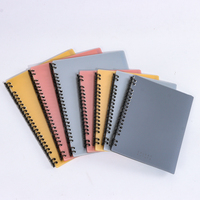 Carnet à feuilles mobiles avec couverture en PP, design simple et charmant, impression de logo, vente chaude, usine, détachable, imperméable, pour le bureau et les affaires