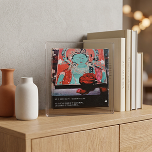 Dongyi <span class=keywords><strong>Arte</strong></span> Murale Artigianale Durevole in Stile Cinese Originale Green Tara, Stampa UV, Base in Acrilico Personalizzabile Opzionale per la Casa e lo Spirito - Product Image 2