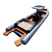 Bateau semi-rigide (RIB) Orca de 9,6 m à coque en aluminium, haute performance, en Hypalon PVC, idéal pour la location, le tourisme, les loisirs en famille et la pêche à la dérive en haute mer - À vendre