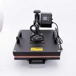 New 15x15 Inch Semi-Automatic High Pressure Heat Press Machine for T-Shirt Sublimation Transfer Printing 110V 220V