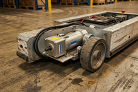 Moteur à induction à engrenages JIUHONG avec frein, 220V monophasé, pour rayonnages AGV, à couple amélioré, sans entretien, contrôle VFD
