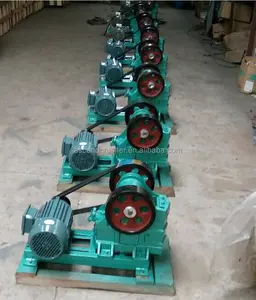 Fly Wheel Liners Small Construction Stone Mini Mobile Lab Portable Jaw Crusher