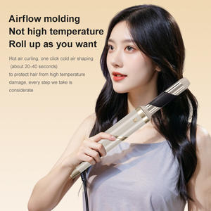 Secador de pelo de alta velocidad iónico 7 en 1, cepillo secador de aire caliente, herramientas para el cabello, rizador de pelo automático - Product Image 4