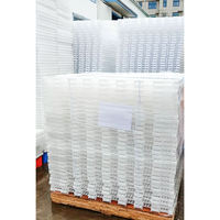 Plancher en lattes de plastique durable pour porcelets, équipement de cage pour animaux d'élevage en état neuf pour l'élevage de porcs