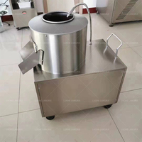 Industriële elektrische automatische fruit- en groenteschiller, aardappel- en wortelschiller, wasmachine