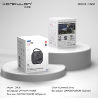 KONFULON Banque d'alimentation portable unique de 600 W, station d'alimentation portable, prise en charge de la charge sans fil AC/DC avec lampe de poche pour les activités de plein air