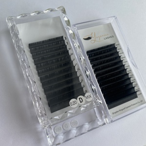 Mi giả lụa nhung đen thủ công DD, nhãn hiệu riêng, mi volume cá nhân, chất liệu lì - Product Image 6