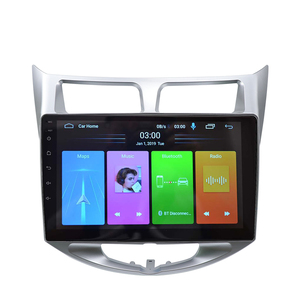 Für Hyundai Verna <span class=keywords><strong>Accent</strong></span> 2010-17 Android Auto Touchscreen 360-Grad-Kamera GPS-Navigation 2DIN OEM CarPlay FM-Radio Haupteinheit Player - Product Image 1