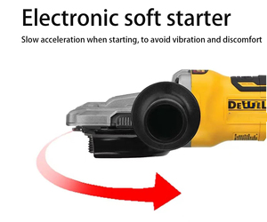DW406 20V Cordless <strong>Angle</strong> Grinder Machine 110mm/125mm <strong>Cutting</strong> <strong>Tool</strong> with Paddle Switch Battery Powered - Product Image 3