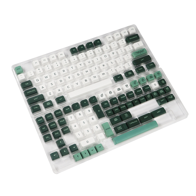Hot Sale SIKAKEYB New Double PBT Shot Keycaps 61 64 68 84 87 96 108 MDA XDA for Customization Mechanical Keyboard Keycaps