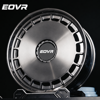 Rines Forjados OEM Personalizados de Aleación 5x114.3 5x112 en Cromo Negro Mate con Borde Profundo para BMW G63 URUS Nissan C8 de 18-22 Pulgadas 30mm