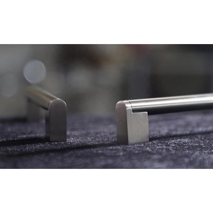 Poignées de porte de <span class=keywords><strong>tiroir</strong></span> d'armoires de cuisine en acier inoxydable zinc métal carré moderne de haute qualité pour armoire commode chambre salle de bain - Product Image 3