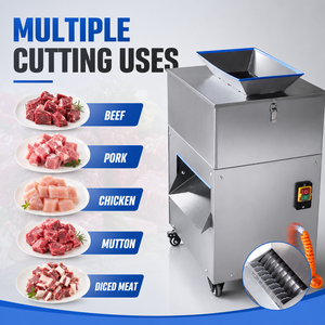 Machine à trancher la viande fraîche commerciale, coupe-viande électrique facile à nettoyer pour couper le bœuf, le porc, le mouton, le <span class=keywords><strong>poulet</strong></span> - Product Image 2
