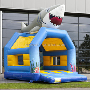 Trampolín de salto comercial <span class=keywords><strong>Shark</strong></span>, casa hinchable, castillo hinchable a la venta - Product Image 3