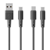 Pabrik grosir kecepatan tinggi pengisian cepat 5A USB Tipe C kabel Data kualitas Premium Ideal tipe C kabel pengisi daya untuk telepon