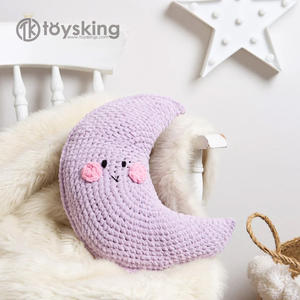 Cojín Sleepy Moon está destinado a calmarte a ti o a tu pequeño en Dreamland 100% Regalos de cartón <span class=keywords><strong>Amigurumi</strong></span> de ganchillo hechos a mano para bebé - Product Image 1