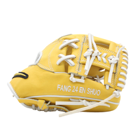 Gants de baseball et de softball en cuir Kip violet, différents types de tissus, fabrication directe d'usine, acceptation des commandes personnalisées