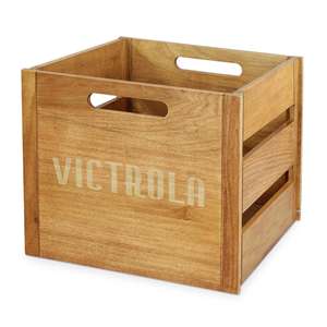 JUNJI — boîte en bois brun naturel, caisse de rangement en bois ventrola, caisse pour enregistrement - Product Image 1