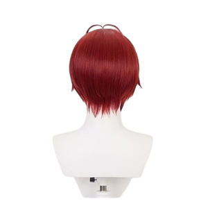 Perruque de cosplay de personnage Red Twisted Wonderland Riddle Rosehearts Red Queen pour Halloween et événements de jeu - Product Image 2