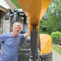Moteur EPA Kubota 4 tonnes Nouveau Crawler Digger Farm Mini Bagger Home Compact Excavators Mini Excavator Machine