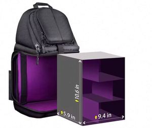 Free Sample Case <b>Backpack</b> Rain Cover <b>Camera</b> Bag Customized Photography <b>Backpack</b> with Inserts Waterproof for DSLR Black - Product Image 4