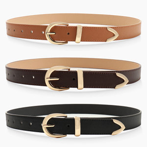 Novos Cintos Minimalistas e Versáteis para Mulheres, Vendas Diretas de Fábrica, Acessórios de Cinto, Fivela de Liga, Material PU, Cinto Personalizado - Product Image 2