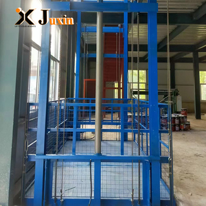 Maßgefertigter Hydraulischer Lastenaufzug für Fabriklager Großer Führungsschienen-<span class=keywords><strong>Lift</strong></span> Lastenaufzug 5T Hydraulische Hebebühne - Product Image 5