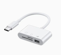 Tarjeta de lectura USB 3 en 1 OTG2.0 Tarjeta de lectura de tarjeta SD TF